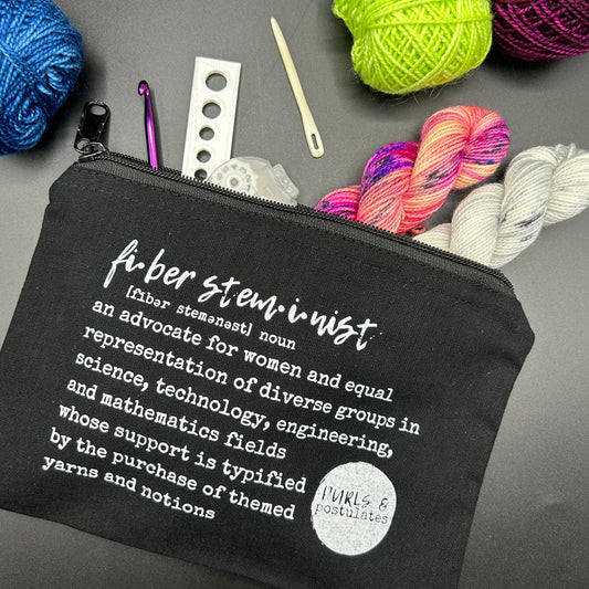 Fiber Steminist Notion Pouch