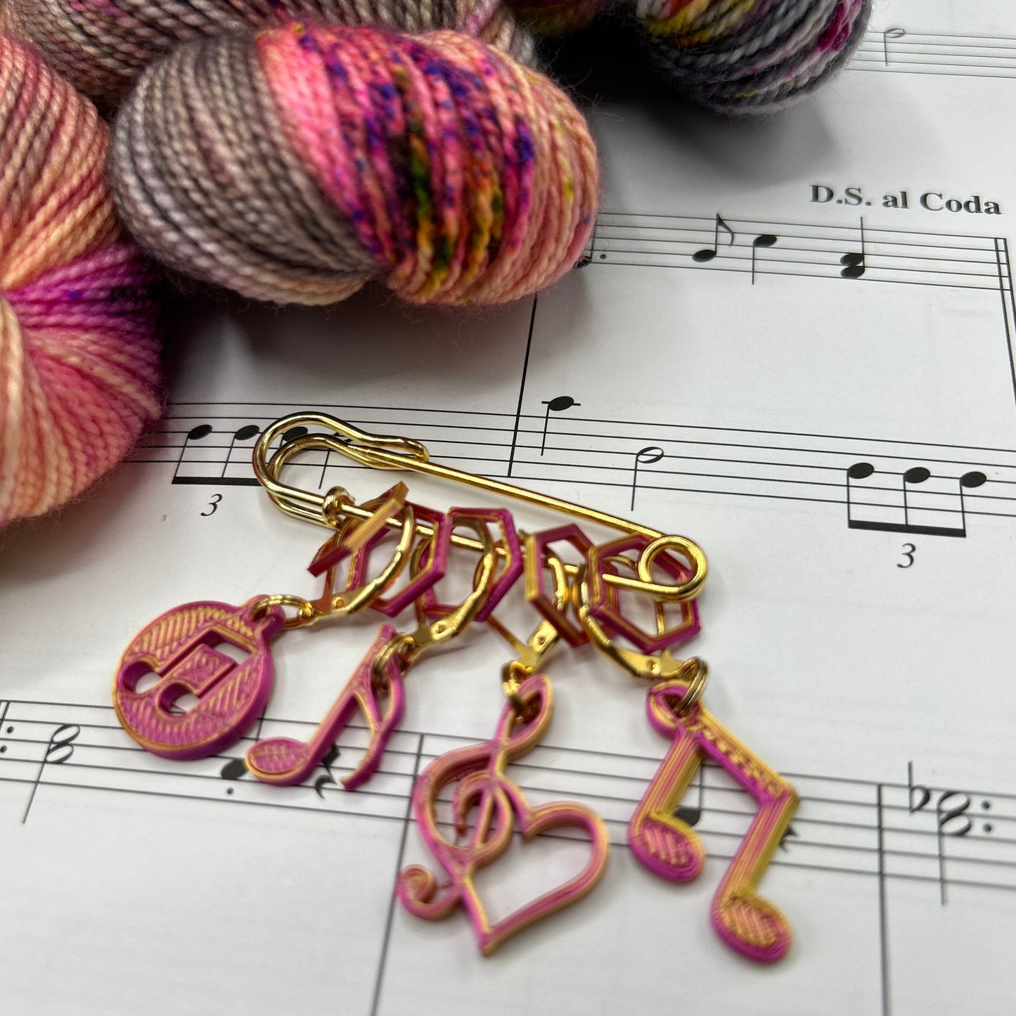 The Math behind the Music STITCH MARKERS